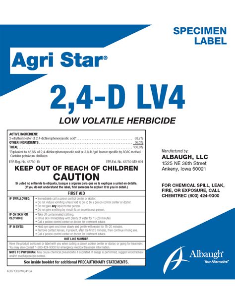 lv4 herbicide label